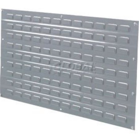 Louvered Wall Panel Without Bins 36x19 Gray Price for pack of 4 -  GLOBAL EQUIPMENT, 550150